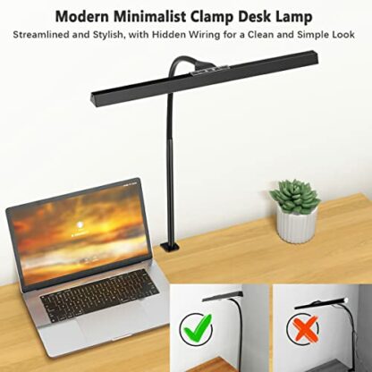bravzurg LED Desk Lamp for Office, 12W Desk Light for Study - Image 3