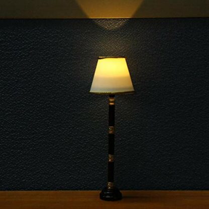cdymrl 1/12 Miniature LED Light Floor Lamp Battery Powered Switch Wireless Operated 3 cdymrl 1/12 Miniature LED Light Floor Lamp Battery Powered Switch Wireless Operated - Image 3