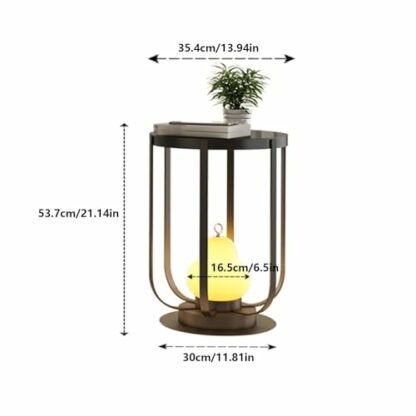 desk lamp Floor Lamp Floor Lamp with Table, Industrial Decoration Floor Lamp with Bring Coffee Table Shelving, Modern Floor Lamp for Living Room, Office, Bedroom Standing Lamp(White) table lamp 3 desk lamp Floor Lamp Floor Lamp with Table, Industrial Decoration Floor Lamp with Bring Coffee Table Shelving, Modern Floor Lamp for Living Room, Office, Bedroom Standing Lamp(White) table lamp - Image 3