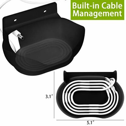 honecumi Wall Mount For Google Nest Audio | Google Nest Speaker Mount Desktop Stand | Wall Mount Stand Holder for Google Nest Voice Assistant- Elegant White/Black 3 honecumi Wall Mount For Google Nest Audio | Google Nest Speaker Mount Desktop Stand | Wall Mount Stand Holder for Google Nest Voice Assistant- Elegant White/Black - Image 3
