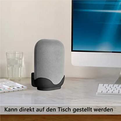 honecumi Wall Mount For Google Nest Audio | Google Nest Speaker Mount Desktop Stand | Wall Mount Stand Holder for Google Nest Voice Assistant- Elegant White/Black 4 honecumi Wall Mount For Google Nest Audio | Google Nest Speaker Mount Desktop Stand | Wall Mount Stand Holder for Google Nest Voice Assistant- Elegant White/Black - Image 4