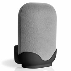 honecumi Wall Mount For Google Nest Audio | Google Nest Speaker Mount Desktop Stand | Wall Mount Stand Holder for Google Nest Voice Assistant- Elegant White/Black