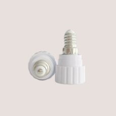 Ddujbtp E17 To GU10 Light Socket Adapter Ceramic E17 To GU10 LED Lamp Holder Base Converters Lamp Base Converters