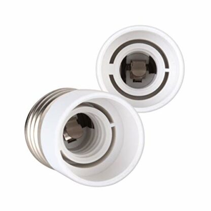 kwmobile E27 to E14 Converter (Pack of 10) - Lamp Socket Adapter Light Bulb Base Converters Screw-in Thread Adaptor Holder Set for LED, Halogen Bulbs - Image 4