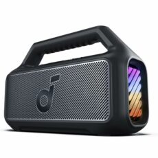 soundcore Boom 2 Outdoor Speaker, 80W, Subwoofer, BassUp 2.0, 24H Playtime, IPX7 Waterproof, Floatable, RGB Lights, USB-C, Custom EQ, Bluetooth 5.3, Portable For Outdoors, Camping and Backyard