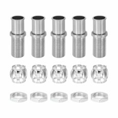 sourcing map G4 Lamp Hardware Fixtures, 29x11.5mm Size M10 Thread LED Wire Bases Light Fastener Holder Fit for G4 Bulb Socket, 5 Set