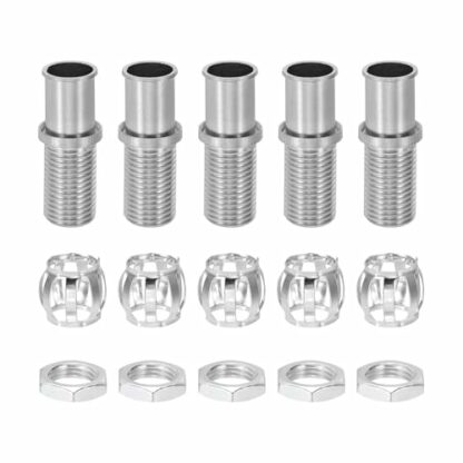 sourcing map G4 Lamp Hardware Fixtures, 29x11.5mm Size M10 Thread LED Wire Bases Light Fastener Holder Fit for G4 Bulb Socket, 5 Set 2 sourcing map G4 Lamp Hardware Fixtures, 29x11.5mm Size M10 Thread LED Wire Bases Light Fastener Holder Fit for G4 Bulb Socket, 5 Set - Image 2