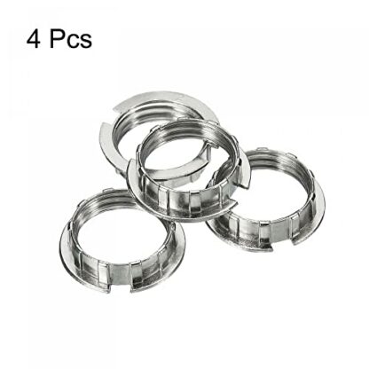 sourcing map G9 Light Socket Rings Lamp M20 Shade Holder Adapter Ring Zinc Alloy for Light Fixtures, White, Pack of 4 - Image 4