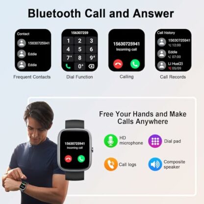 uaue Smart Watch for Men Women with Answer/Make Calls - Image 4