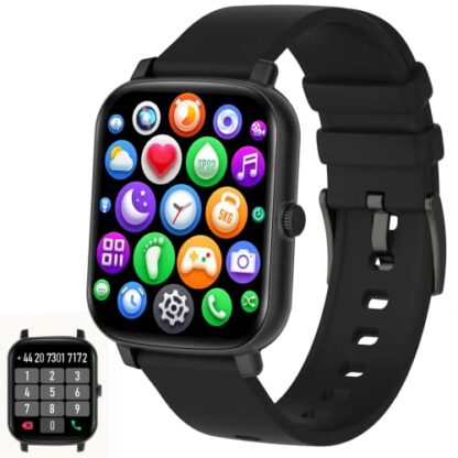 1.7'' Touchscreen Smart Watch for Men,Women), Compatible with Android/iOS Phones Fitness Tracker with Heart Rate Monitor, Blood Oxygen, AI Voice Control - Image 2