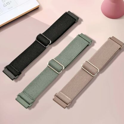 3 Pack Stretchy Nylon Bands Compatible with Woneligo/Fitpolo Smart Watch IDW13, 22mm Soft Elastic Straps for ENOMIR IDW19/MILOUZ IDW19/Gydom IDW19/Faweio IDW19/Hoowel IDW19/Amzhero IDW19/TOOBUR 3 3 Pack Stretchy Nylon Bands Compatible with Woneligo/Fitpolo Smart Watch IDW13, 22mm Soft Elastic Straps for ENOMIR IDW19/MILOUZ IDW19/Gydom IDW19/Faweio IDW19/Hoowel IDW19/Amzhero IDW19/TOOBUR - Image 3