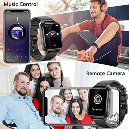 AMITVA Smart Watch, Fitness Tracker for Women Men, 1.65 Inch Smartwatch with Sleep Heart Rate Monitor, IP67 Waterproof Sports Watch with Step Counter, for Android IOS Phones - Image 4