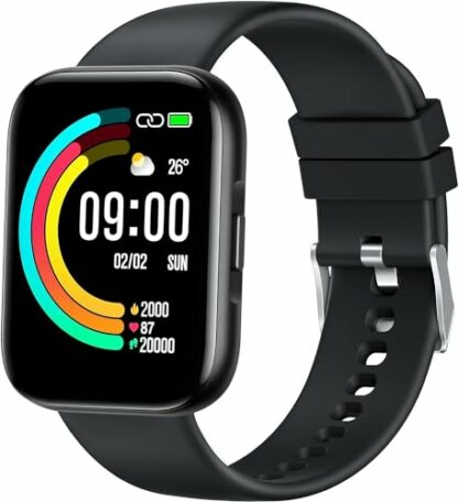 ANCwear Smart Watch, Fitness Tracker Watch with 24/7 Heart Rate, Step Counter and Sleep Monitor, 1.78" Touch Screen Smartwatch with 24 Sports Modes, IP68 Waterproof Smartwatches for Men Women - Image 2