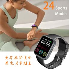 ANCwear Smart Watch, Fitness Tracker Watch with 24/7 Heart Rate, Step Counter and Sleep Monitor, 1.78" Touch Screen Smartwatch with 24 Sports Modes, IP68 Waterproof Smartwatches for Men Women