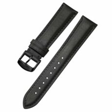 Afany Leather Watch Strap, Quick Release Strap for Women and Men, 18 mm 19 mm 20 mm 21 mm 22 mm 24 mm-Black Brown