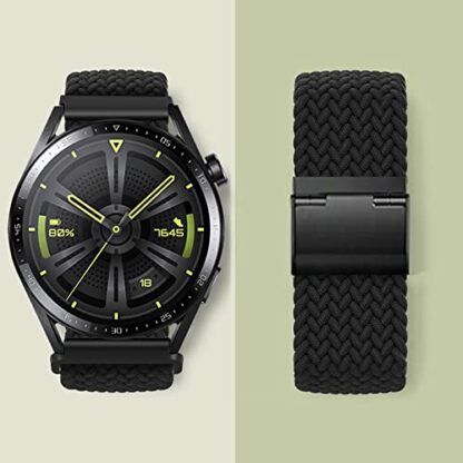 AidorMax Watch Straps - Quick Release Elastic Braided Watch Bands 20mm 22mm, Soft Breathable Nylon Replacement Strap with Adjustable Buckle for Smartwatches and Wristwatches Men Women 3 AidorMax Watch Straps - Quick Release Elastic Braided Watch Bands 20mm 22mm, Soft Breathable Nylon Replacement Strap with Adjustable Buckle for Smartwatches and Wristwatches Men Women - Image 3