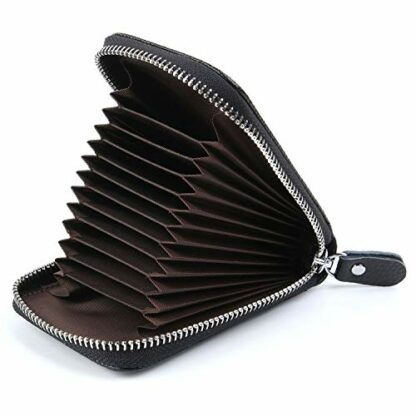 AirZyx Credit Card Holders Women Ladies Leather Credit Card Wallets for Women Credit Card Holder Women RFID Protector - Image 2