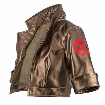 C-ZOFEK Women's Xmen Cosplay Jacket High Waist PU Leather Coat for Rogue Costume 3 C-ZOFEK Women's Xmen Cosplay Jacket High Waist PU Leather Coat for Rogue Costume - Image 3