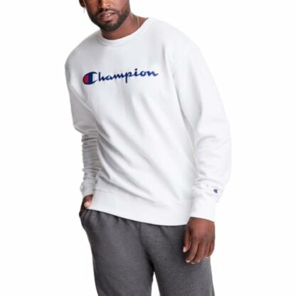 Champion Men's Crewneck, Midweight Crew, Comfortable Sweatshirts - Image 2