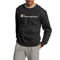Champion Men's Graphic Powerblend Fleece Crew Sweatshirt