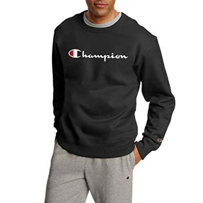 Champion Men's Graphic Powerblend Fleece Crew Sweatshirt - Image 2