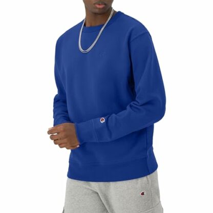 Champion Men's, Powerblend Fleece, Crewneck Sweatshirts (Reg. Or Big & Tall) - Image 4
