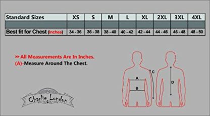 Charlie LONDON Men's Max Payne Leather Jacket Coat - Leather Jackets mens - Image 3