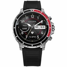 Citizen CZ Smartwatch 46mm, Powered by Google Wear OS with Heart Rate, Sleep Tracking and Smartphone Notifications