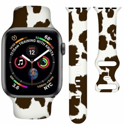 Cute Turtle Watch Band Ocean Beach Smartwatch bands Compatible with Watch 38mm 40mm Soft Silicone Strap Replacement for Series 7/6/5/4/3/2/1/SE - Image 2