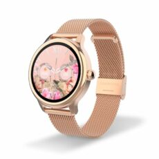 DCU TECNOLOGIC - Sophie Smartwatch - Women's Smart Watch, Pink, Regarder, Rose Gold with Rose Gold Metal Bracelet