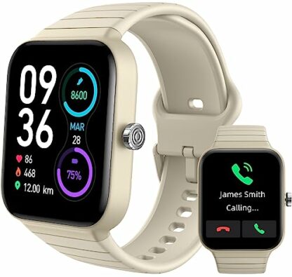 Delvfire Smart Watch for Men Women (Answer/Make Call), Alexa Built-in, 1.8" Touch Screen Fitness Watch with Sp02 Heart Rate Sleep Monitor, 100 Sports, Waterproof Step Counter Watch for iPhone Android 2 Delvfire Smart Watch for Men Women (Answer/Make Call), Alexa Built-in, 1.8" Touch Screen Fitness Watch with Sp02 Heart Rate Sleep Monitor, 100 Sports, Waterproof Step Counter Watch for iPhone Android - Image 2