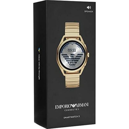 Emporio Armani Men's Gold Smartwatch, gold, Bracelet 4 Emporio Armani Men's Gold Smartwatch, gold, Bracelet - Image 4