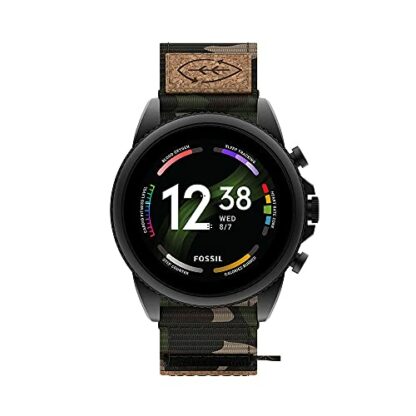 Fossil Men's GEN 6 Touchscreen Smartwatch with Speaker, Heart Rate, NFC, and Smartphone Notifications Watch Strap 3 Fossil Men's GEN 6 Touchscreen Smartwatch with Speaker, Heart Rate, NFC, and Smartphone Notifications Watch Strap - Image 3
