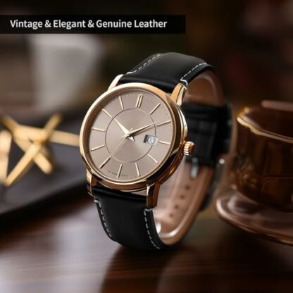 Fullmosa Watch Strap 20/22mm, Quick Release Leather Watch Strap 20/22mm, Watch Replacement Strap for Men/Women, Burnished Leather Watch Band 3 Fullmosa Watch Strap 20/22mm, Quick Release Leather Watch Strap 20/22mm, Watch Replacement Strap for Men/Women, Burnished Leather Watch Band - Image 3