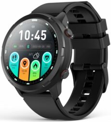 GPS Smart Watch for Men Women, Rugged Outdoor Watch with GPS and Compass, Fitness Tracker with Heart Rate Blood Oxygen Sleep Monitor, IP68 Waterproof, 1.32" Touch Screen, Compatible Android iOS iPhone