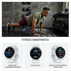 Garmin [ Renewed ] Venu 3S (41mm), AMOLED GPS smaller sized Smartwatch, All-day Advanced Health and Fitness Features,Voice Functionality,Music Storage, Up to 10 days battery life,Pebble Grey (Renewed)