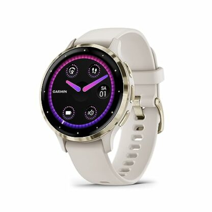 Garmin [ Renewed ] Venu 3S (41mm), AMOLED GPS smaller sized Smartwatch , All-day Advanced Health and Fitness Features, Voice Functionality, Music Storage, Up to 10 days battery life, Ivory (Renewed) - Image 2
