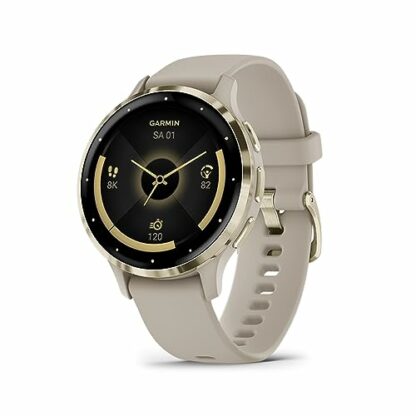Garmin [ Renewed ] Venu 3S (41mm), AMOLED GPS smaller sized Smartwatch, All-day Advanced Health and Fitness Features,Voice Functionality, Music Storage,Up to 10 days battery life,French Grey (Renewed) - Image 2