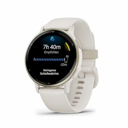 Garmin [Renewed vívoactive 5, AMOLED GPS Smartwatch, All-day Health Monitoring, Advanced Fitness Features, Personalised Sleep Coaching, Music and up to 11 days battery life, Ivory (Renewed) 2 Garmin [Renewed vívoactive 5, AMOLED GPS Smartwatch, All-day Health Monitoring, Advanced Fitness Features, Personalised Sleep Coaching, Music and up to 11 days battery life, Ivory (Renewed) - Image 2