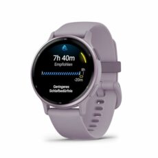Garmin [Renewed vívoactive 5, AMOLED GPS Smartwatch, All-day Health Monitoring, Advanced Fitness Features, Personalised Sleep Coaching, Music and up to 11 days battery life, Metallic Orchid (Renewed)