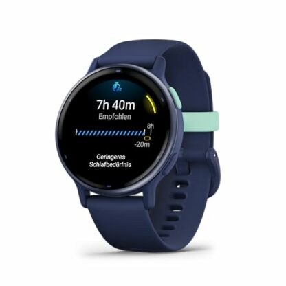 Garmin [Renewed vívoactive 5, AMOLED GPS Smartwatch, All-day Health Monitoring, Advanced Fitness Features, Personalised Sleep Coaching, Music and up to 11 days battery life, Navy (Renewed) 2 Garmin [Renewed vívoactive 5, AMOLED GPS Smartwatch, All-day Health Monitoring, Advanced Fitness Features, Personalised Sleep Coaching, Music and up to 11 days battery life, Navy (Renewed) - Image 2