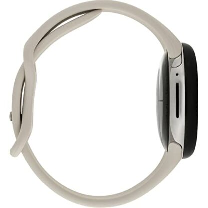 Google Pixel Watch – Android-Smartwatch mit Aktivitätsaufzeichnung – Smartwatch mit Herzfrequenz-Tracker – Edelstahlgehäuse - Image 4