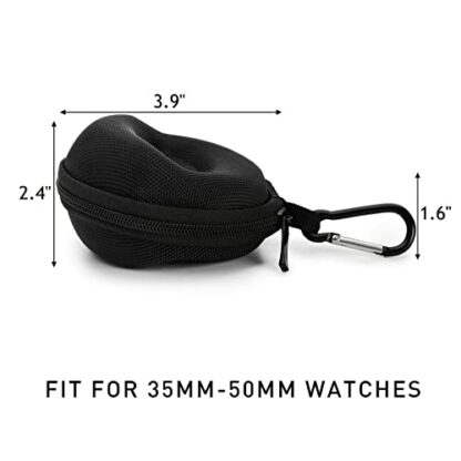 Hiceeden Travel Watch Cases, EVA Watch Storage Box Watch Roll Organizer for Men, Wristwatches Smart Watches Display - Image 3