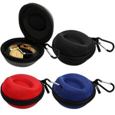 Hiceeden Travel Watch Cases, EVA Watch Storage Box Watch Roll Organizer for Men, Wristwatches Smart Watches Display