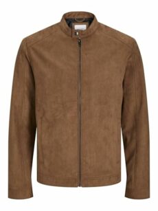 JACK & JONES Men's Jjedylan Clean Faux Suede Jacket Noos Leather