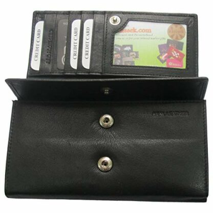 Klassek Elephant Family Womens Purse Brand Image on Real Leather Accessory Gift Elephant Family - Image 4