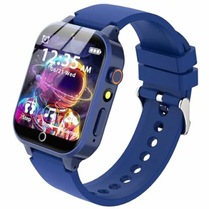 LITEYPP Kids Smart Watch Boys Girls, Smart Watch for Kids Toddler Watches with 13 Alarm Modes Habit Reminder Pedometer Flashlight Games Camera Video Music, Kids Gift Boys Toys for Kids, Blue 2 LITEYPP Kids Smart Watch Boys Girls, Smart Watch for Kids Toddler Watches with 13 Alarm Modes Habit Reminder Pedometer Flashlight Games Camera Video Music, Kids Gift Boys Toys for Kids, Blue - Image 2