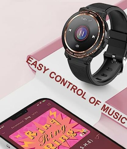 Ladies Smart Watch Make/Answer Calls Fitness Watch for Women Heart Rate Monitor Blood Pressure Message Reminder Music Control IP68 Waterproof Smartwatches for Android iOS Phones 4 Ladies Smart Watch Make/Answer Calls Fitness Watch for Women Heart Rate Monitor Blood Pressure Message Reminder Music Control IP68 Waterproof Smartwatches for Android iOS Phones - Image 4