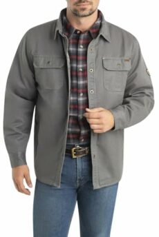 Legendary Whitetails Men's Journeyman Shirt Jacket, Flannel Lined Shacket for Men, Water-resistant Coat Rugged Fall Clothing Jacket