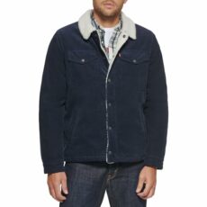 Levi's Men's Corduroy Sherpa Lined Trucker Jacket Denim